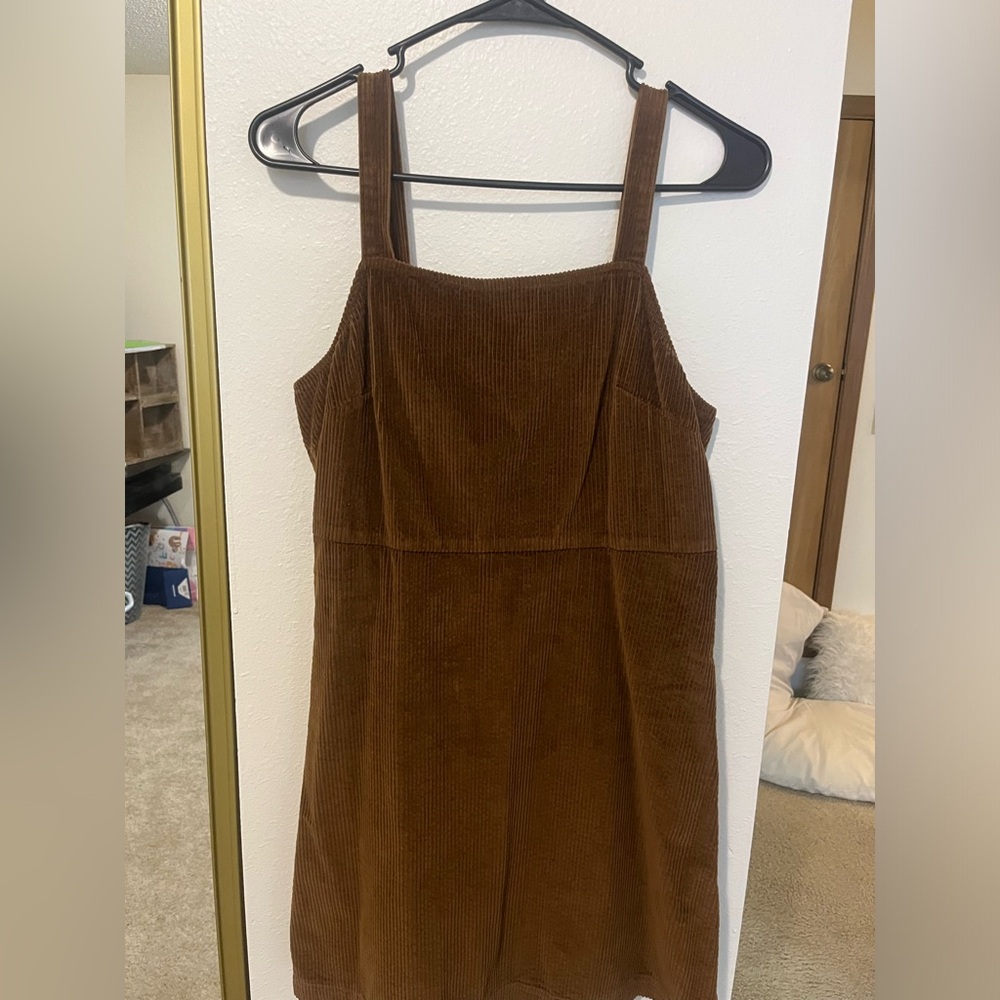 Size Medium American Eagle Brown Corduroy Dress!